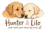 Hunter & Lilo logo — small-batch plant-based dog treats